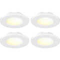4" 5CCT LED Surface Mount Ceiling Light White 4 Pack