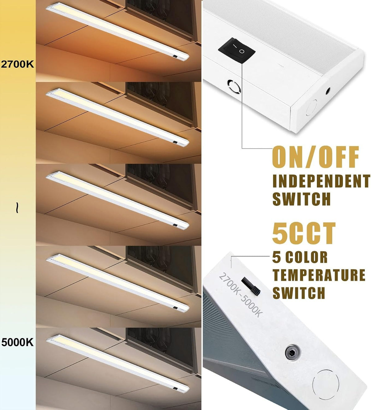 48" Hardwired LED Under Cabinet Light