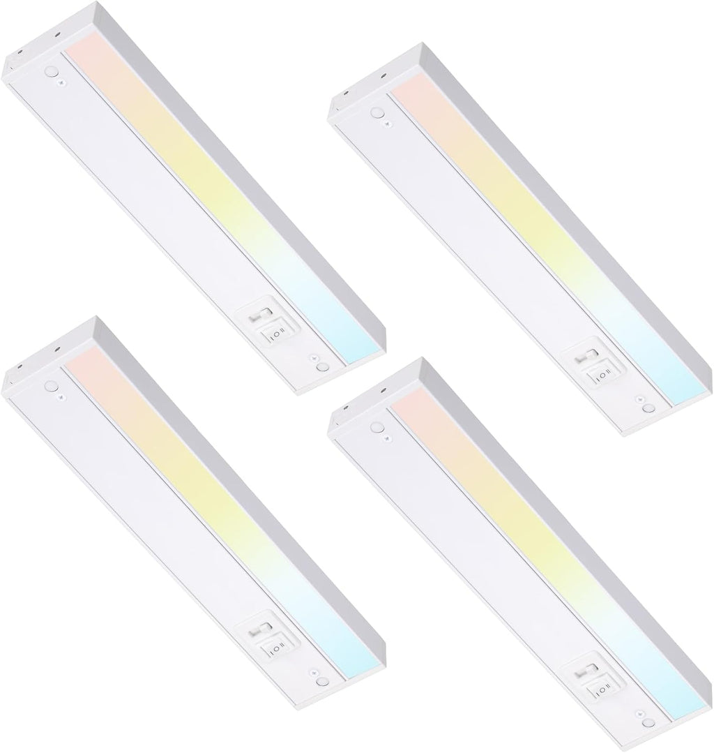 4-Pack 12" 5CCT LED Under Cabinet Light