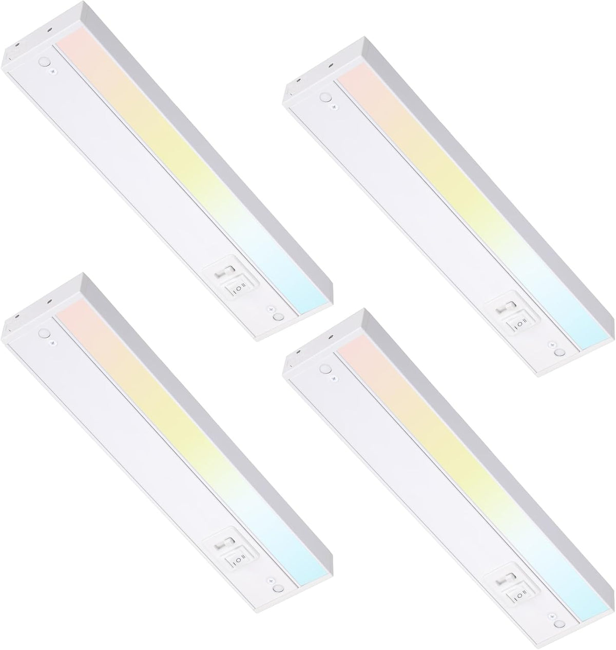 4-Pack 12" 5CCT LED Under Cabinet Light