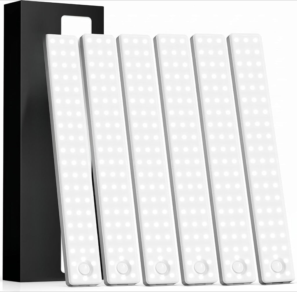 6 Pack USB Rechargeable Under Cabinet Light