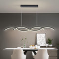 31.49" Waving Linear LED Chandelier