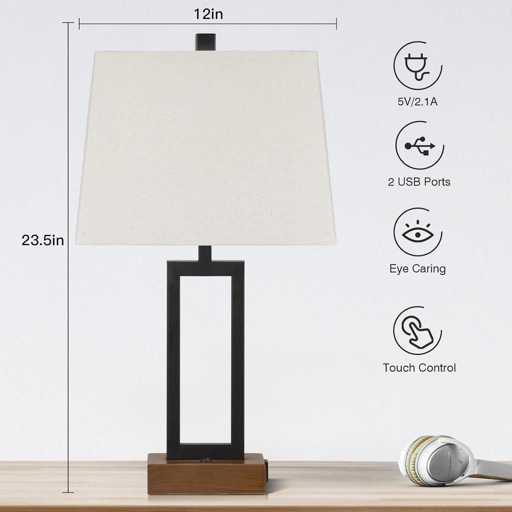 23.5" Table Lamp Set of 2