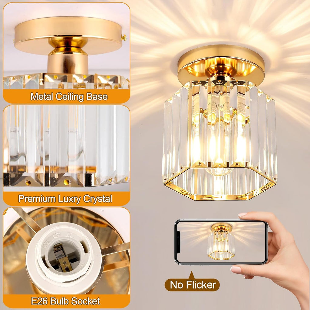 Mini Crystal Chandelier for Hallway