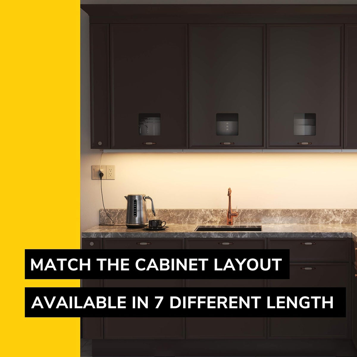 24" 3-CCT LED Under Cabinet Light