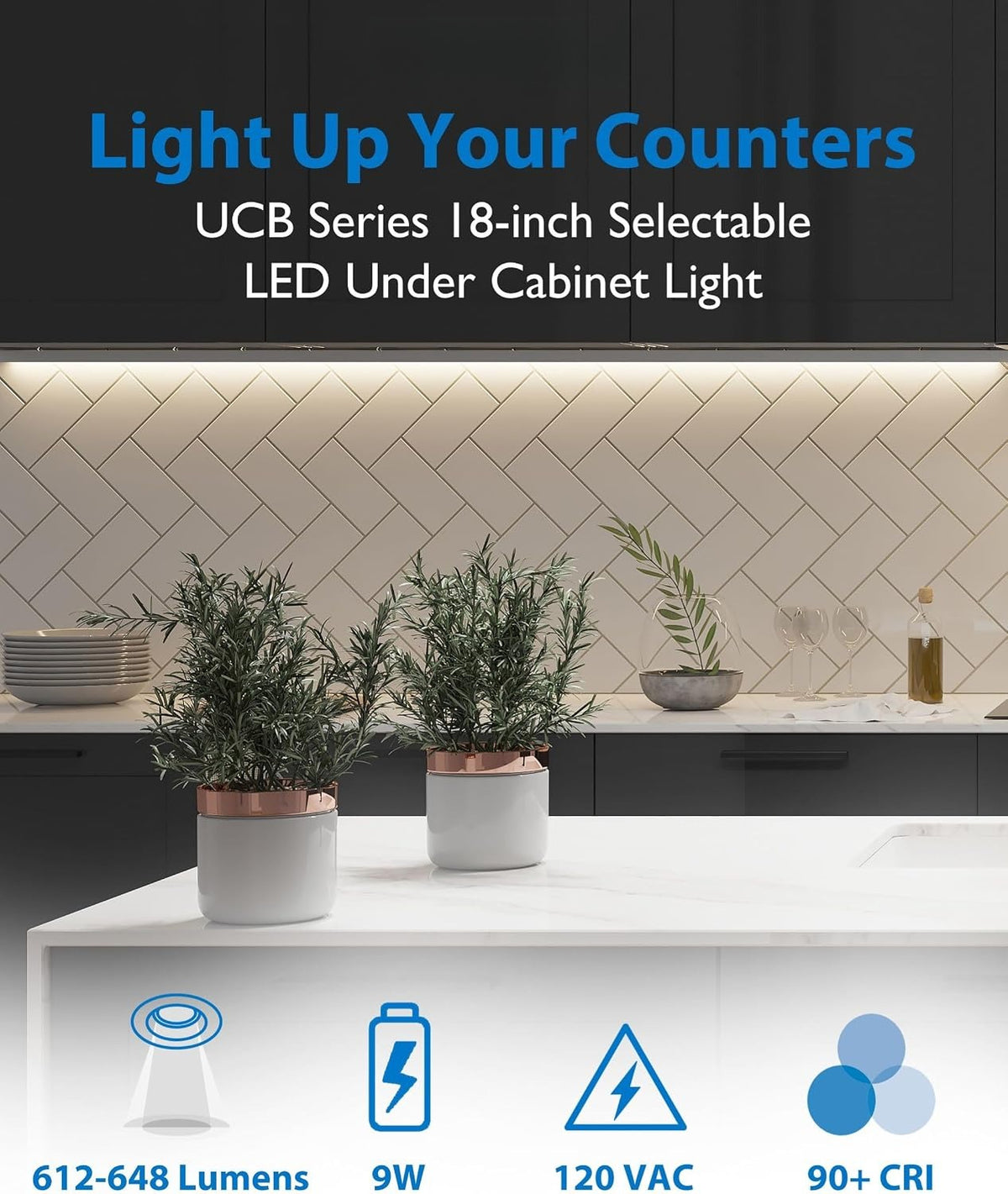 18" Hardwired LED Under Cabinet Light