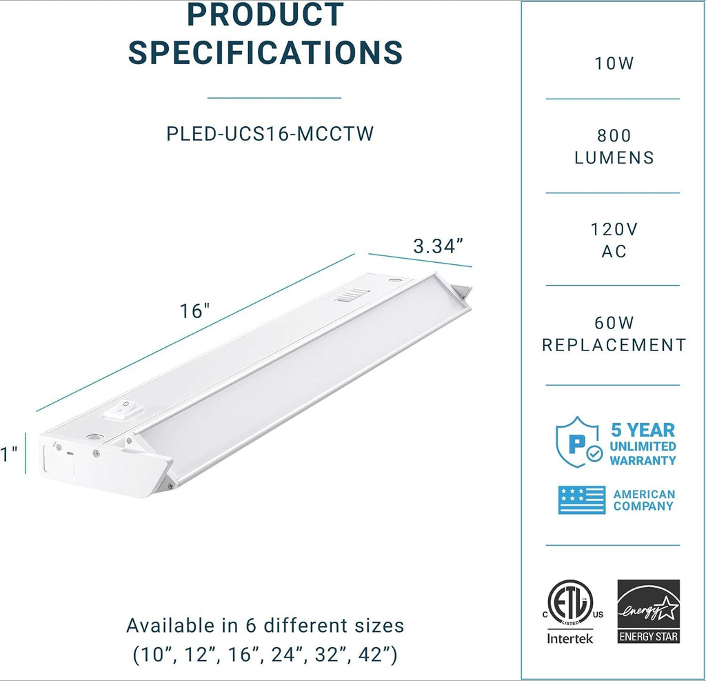 16" Swivel LED Under Cabinet Light