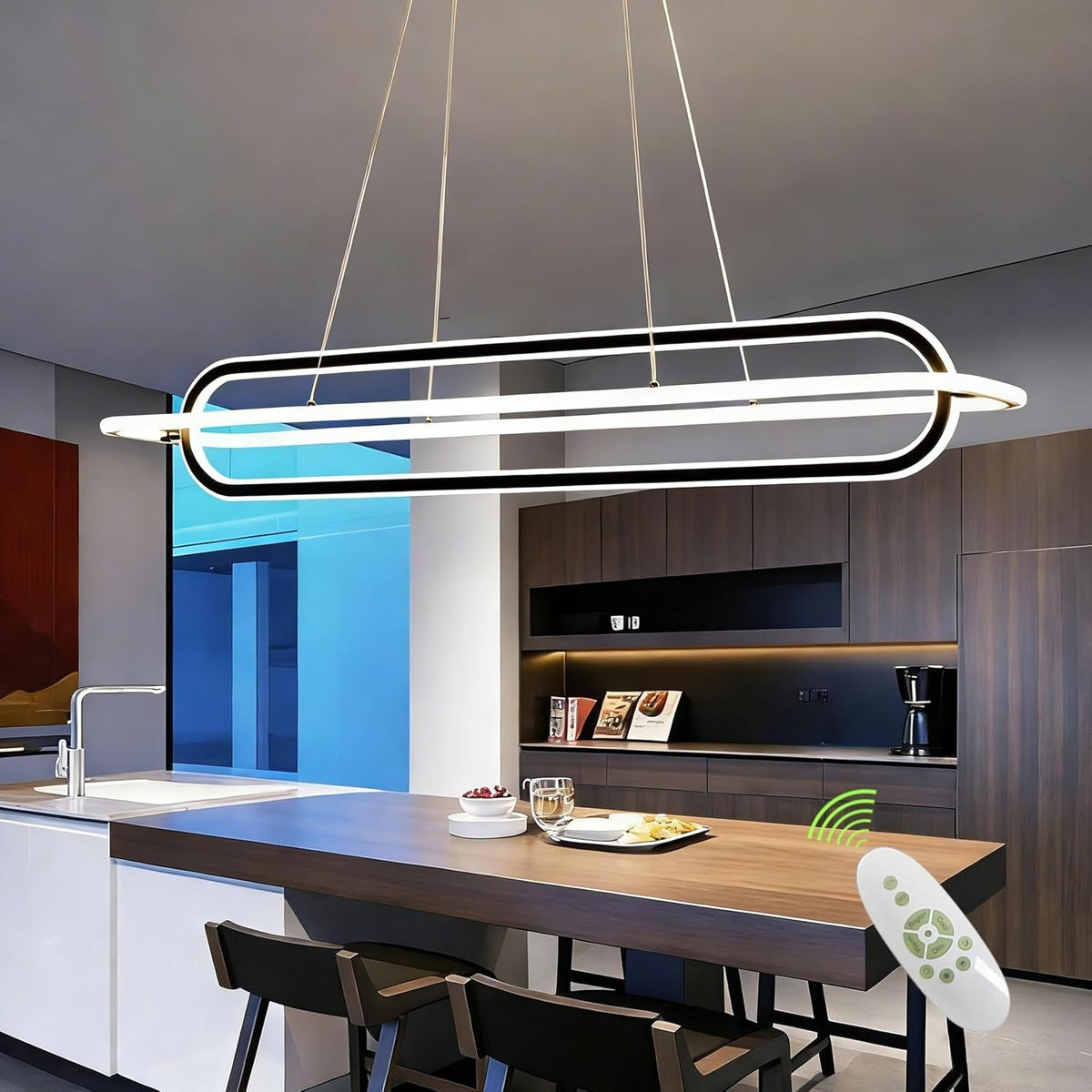 Modern Dimmable LED Pendant Light